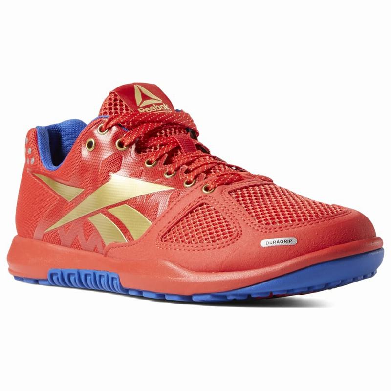 Adidasi Training Reebok Crossfit® Nano 2 Dama Portocalii/Albastri Romania ES9093OL